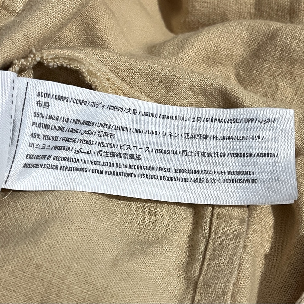 Abercrombie and Fitch Line Blend Tie Front Shirt - Picture 10 of 10
